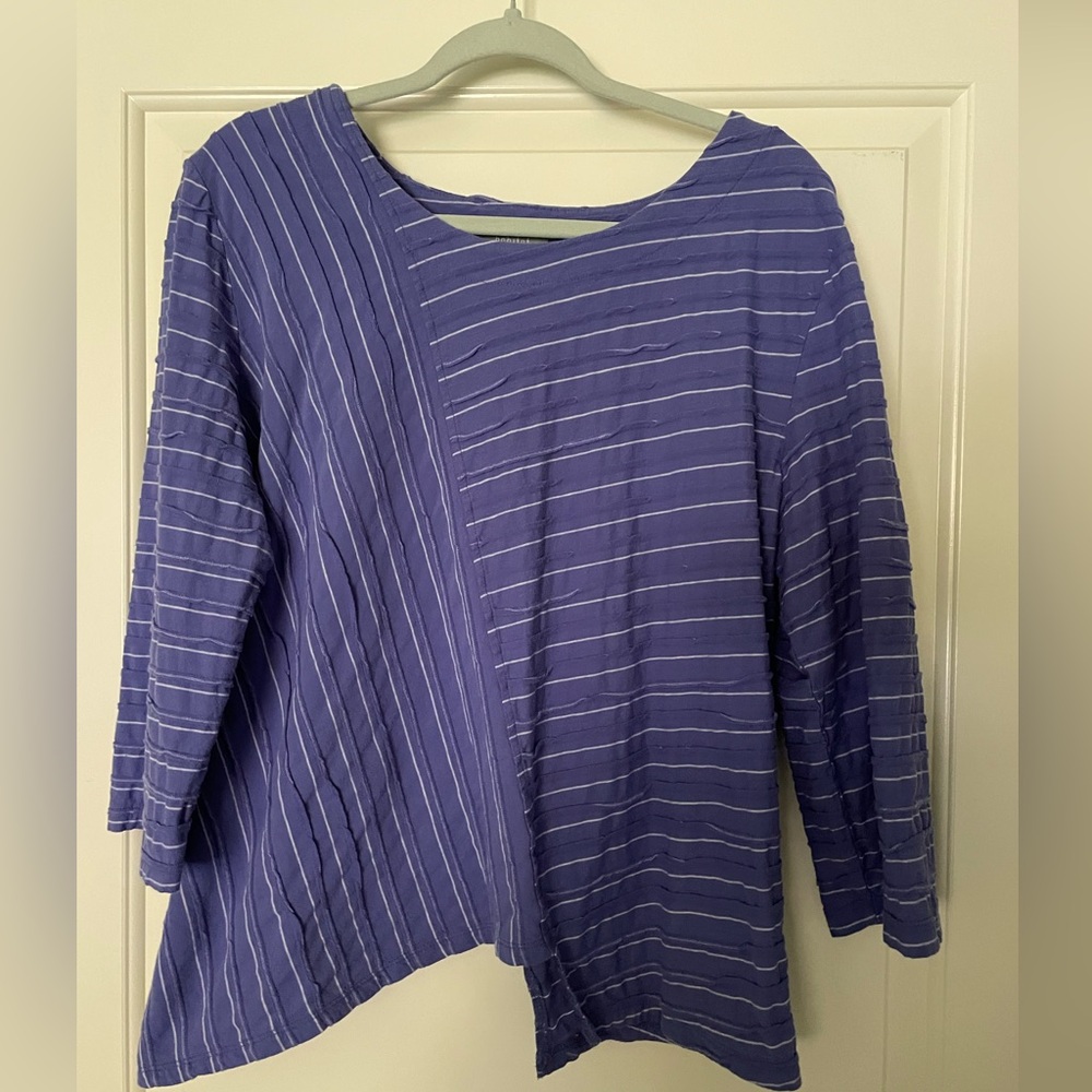 Habitat Mixed Direction Tucked Pullover Top